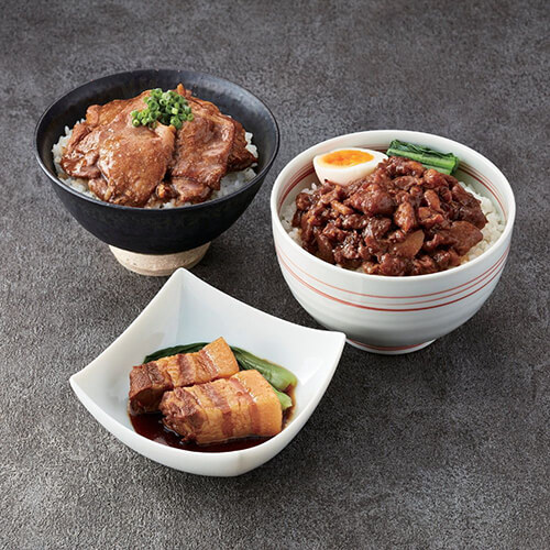 鹿児島黒豚 豚丼・ルーローハン・トンポーロウの具セット 3種13食